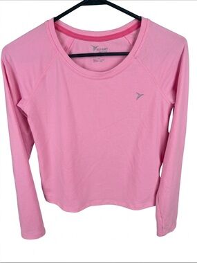 Old Navy Active Go Dry Pink Long-Sleeve Performance Top